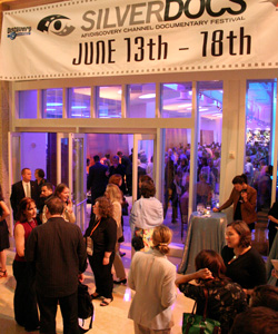 Crowd gathered at 2006 Silverdocs