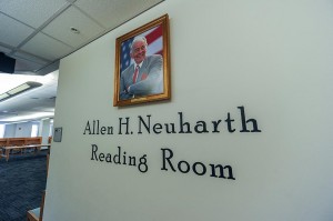 The Allen H. Neuharth Reading Room at Library West