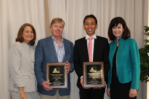 Sandra Chance, Paul Pringle, Ron Li, and Dean Diane McFarlin