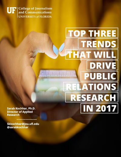 Top Trends in Public Relations Research 2017