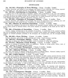 1933 UF Course Catalog
