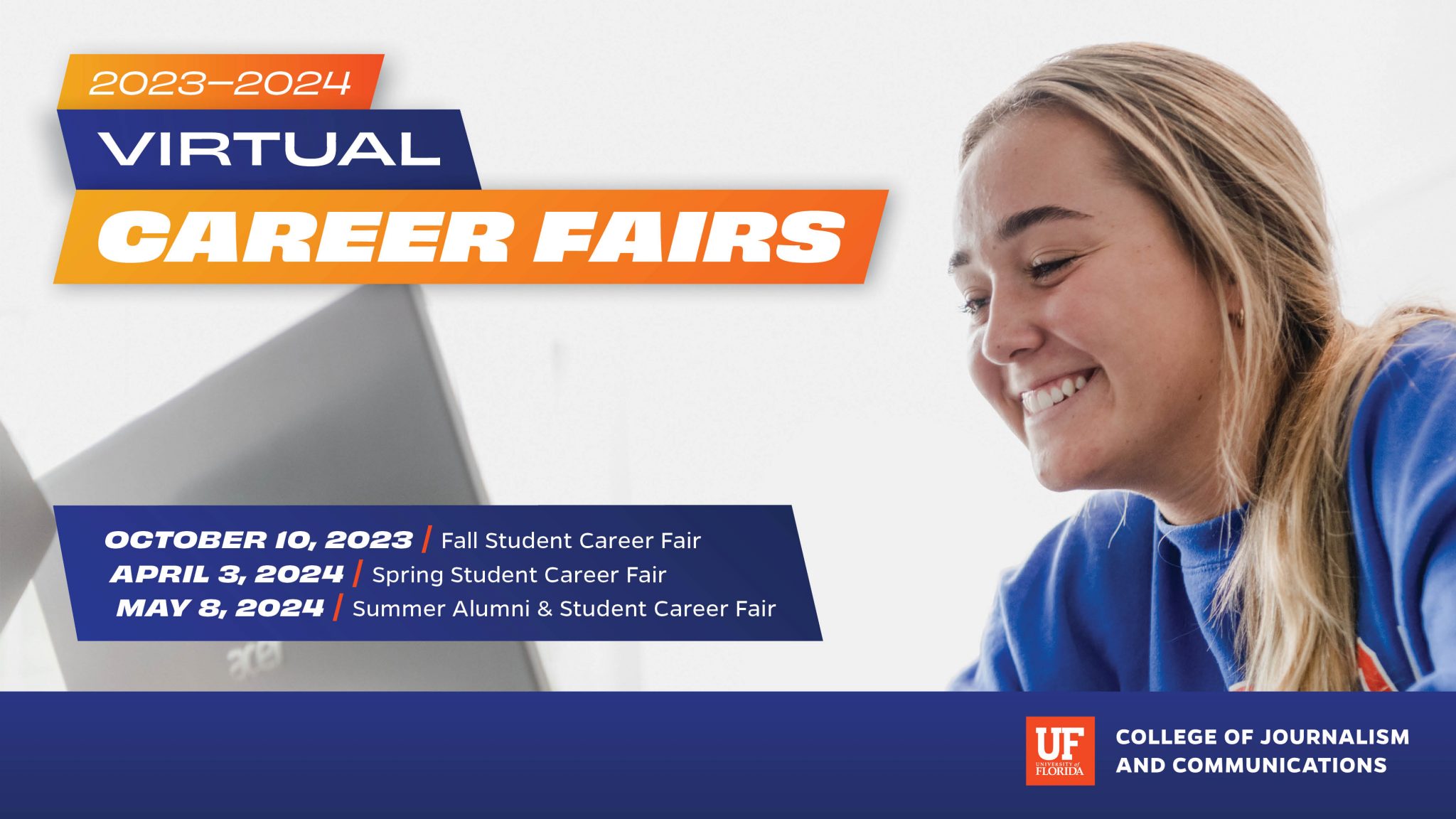 CJC Alumni/Student Virtual Career Fair Booking Window now open! UF