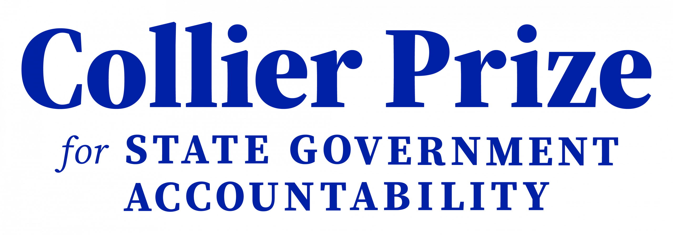 Collier Prize for State Government Accountability