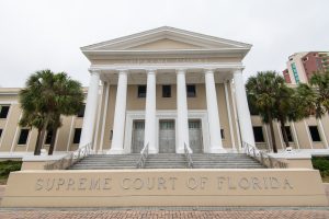 Florida’s Supreme Court is located at 500 S Duval St, in Tallahassee, Fla., Jan. 28, 2023. (Katalina Enriquez/Fresh Take Florida)