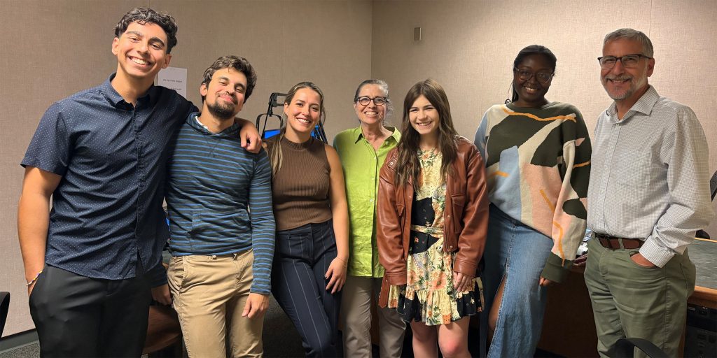 Gabriel Velasquez Neira, Sky Lebron, Gabriella Paul, Mary Shedden, Meleah Lyden, Malaika Hollist and Carl Lisciandrello.