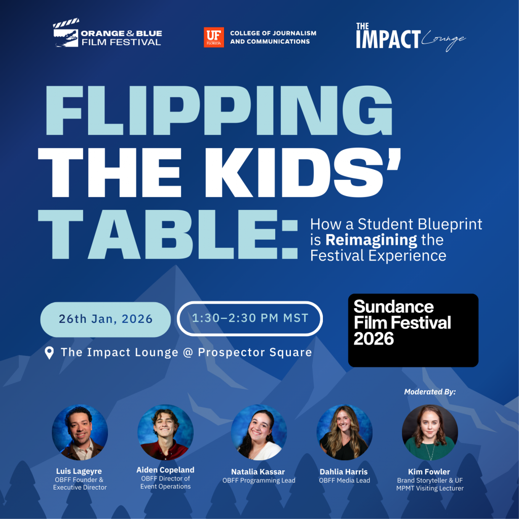 Info image for the 'Flipping the Kids' Table' panel discussion.