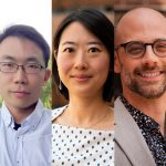 Photo collage depicting Jaiwei Liu, Yang Feng and Nathan Carpenter