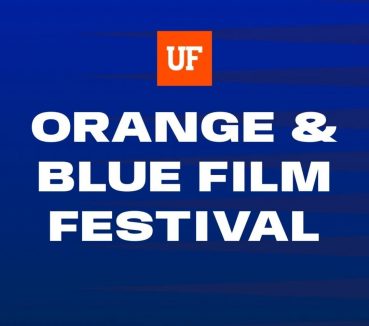 Orange and Blue Film Festival Logo Graphic