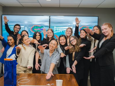 2022 One Week PR and Advertising students visit Gladstone Place Partners.